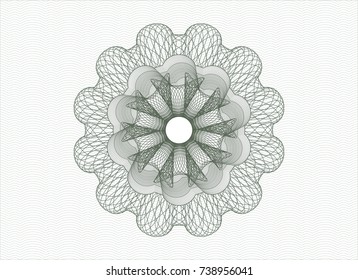 Green rosette (money style emblem)