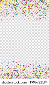 Green Round Background Transparent Vector. Element Paper Card. Congratulation Design. Yellow Dot Carnaval Texture. Orange Ribbon.