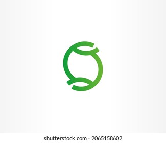 green and round circle shape logo icon