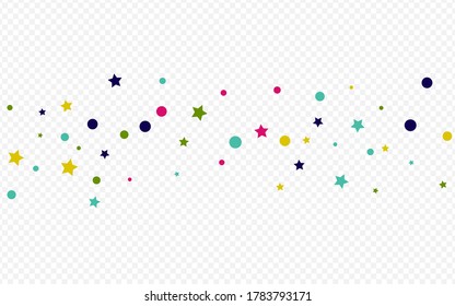 Green Round FallingFestive Transparent Background. Celebration Circle Design. Carnival Splash Wallpaper. White Dot Top Pattern.