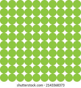 green round patterns on white background, vector
