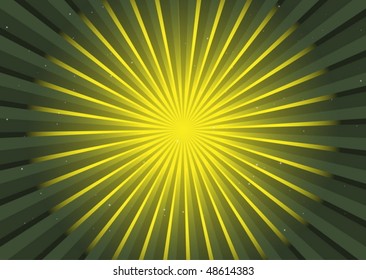 Green round vector background