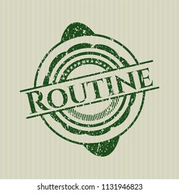 Green Routine rubber grunge texture seal