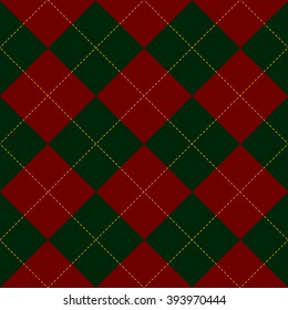 Green Royal Red Diamond Background Vector Illustration