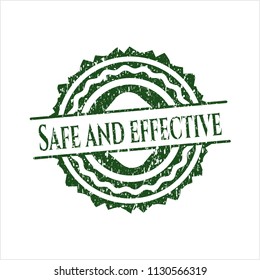 Green Safe and effective distressed rubber grunge seal