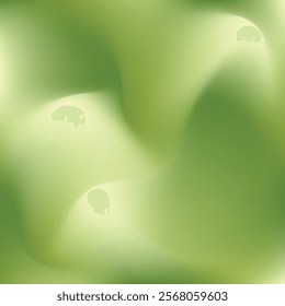 green sage color gradiant illustration. green sage color gradiant background. not focused image of bright green sage color gradation.