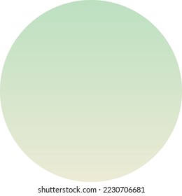 Green sage gradient color with circle design