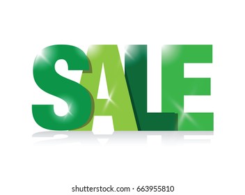 green sales sign