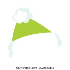 Green Santa Claus flach Symbol Bildhauerei Kostüm für das Festival