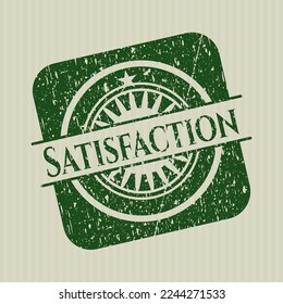 Green Satisfaction distress rubber texture. 
