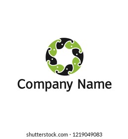 Green save nature logo, 