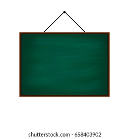Green school blackboard