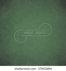Green school board, chalkboard texture and vector background eps10