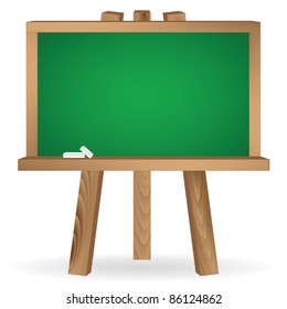 Green School board. Education concept illustration.
