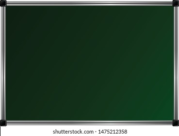 Green School Board metal framed with copy space