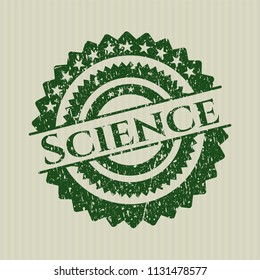 Green Science rubber grunge texture seal