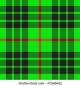 green scottish pattern. Seamless