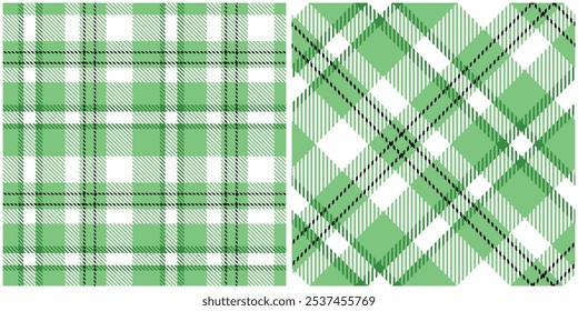 Padrão de Tartan escocês verde. Histórico Tradicional Escocês Checkered. Camiseta Flanela Tartan Padrões. Telhas da moda para papéis de parede.