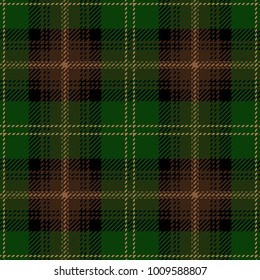 Green Scottish Tartan Plaid Pattern