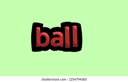 Green screen animation video written ball very cool and very simple