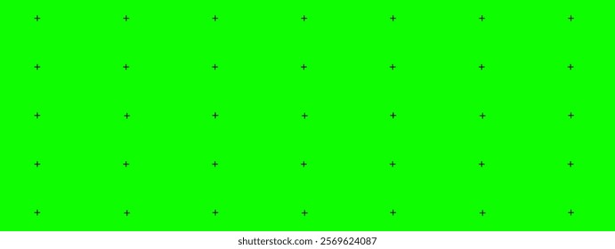 green screen background VFX motion tracking markers. Abstract concept video footage replacement tracking markers element. Vector