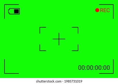 Green Screen Camera Vector Background