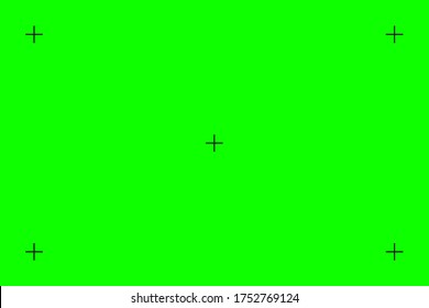 Green Screen Chroma Key Background. Vector Illustration