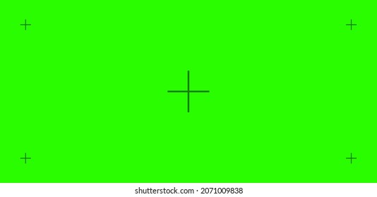 Marcador de seguimiento de fondo de la clave de croma de pantalla verde. Fondo de pantalla de Greensland