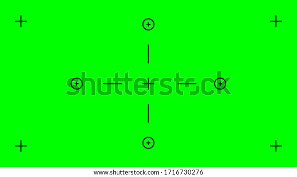 Green Screen Chromakey Background Blank Green Stock Vector Royalty Free