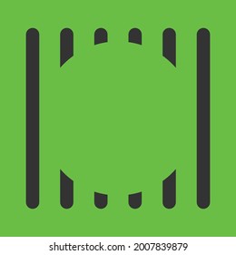 Green screen Custom Vector rounded box