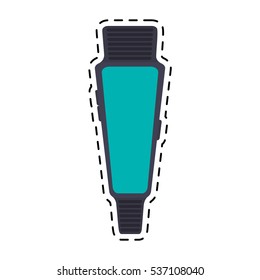green screen smart watch wearable technology style line vector illustration eps 10