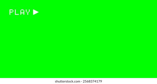 Green screen vector template with tracking dots. Used in chromakey technology for adding visual effects. Ideal for cinema and video projects. Flat design.