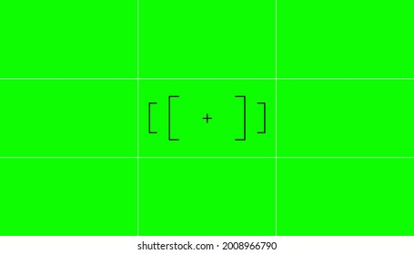 Green screen with VFX motion tracking markers Chroma key VFX motion tracking markers Art design green screen backdrop template Abstract concept video footage replacement Creative vector illustration