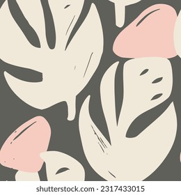 Green Seamless Abstract Artistic Scribble Vector. Colorful Endless Creative Isolated Artwork, Seamless Wallpaper. Vivid Repeated Classic Flora Illustration Pattern. 