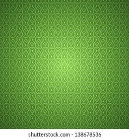 Green seamless abstract vector vintage background pattern