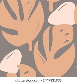 Green Seamless Abstract Vintage Scribble Art. Light Repetitive Fashion Blossom Lines, Seamless Vector. White Seamless Nature Garden Artwork Background. 