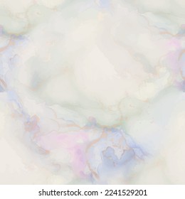 Green Seamless Background. Blue Art Paint. Alcohol Ink Marble. Light Seamless Pattern. Marble Ink Vector. Pink Marble Watercolor. Copper Water Color. Luxury Abstract Painting. Gold Luxury Background.