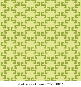 Green seamless background. Elements of Greek ornament