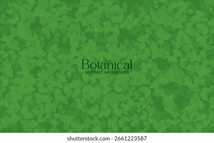 Grünes nahtloses botanisches Muster mit Blättern und elegantem Blattwerk