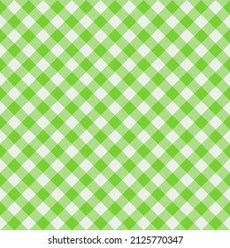 Green seamless checkered Design For Wallpaper Decoration gift wrapping paper and fabric patterns.