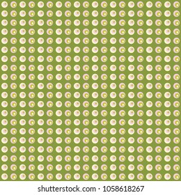 Green seamless circles background