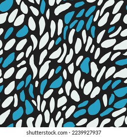 Green Seamless Color Artistic Element Art. Purple Continuous Contemporary Retro Artwork, Seamless Print. Pink Endless Abstract Modern Leaves Texture. 