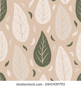 Fondo De Decoración De Primavera Contemporánea Sin Costuras Verde. Tejidos de la selva elegantes continuos rosados, diseño sin costuras. Textura de elemento natural de moda sin costuras de color naranja. 