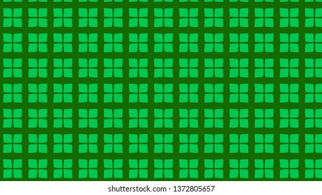 Green Seamless Geometric Square Pattern Background Illustrator