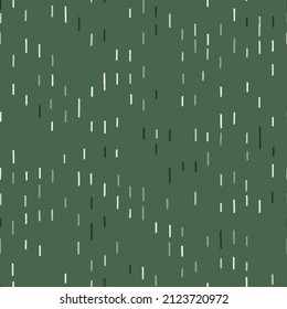 Green seamless hand drawn texture design for backgrounds, fabrics and wrapping paper, vector illustration