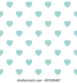 green seamless heart pattern