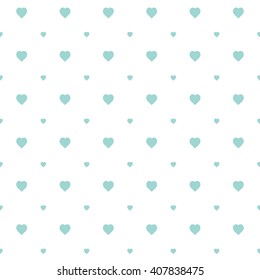 Green Seamless Heart Pattern Stock Vector (Royalty Free) 407838475 ...