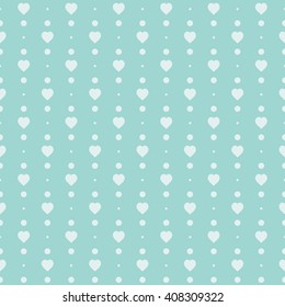 Green Seamless Heart Pattern Stock Vector (Royalty Free) 408309322 ...