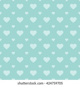 green seamless heart pattern