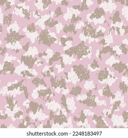 Grüne Nahtlose Monochrome-Grafik-Textur. Schwarzes Camouflage Nahtloses Muster. Beige wiederholt digitale Grafikmuster. Camouflage Vector Khaki Nahtlose Halftone Grafik Wrapping.
